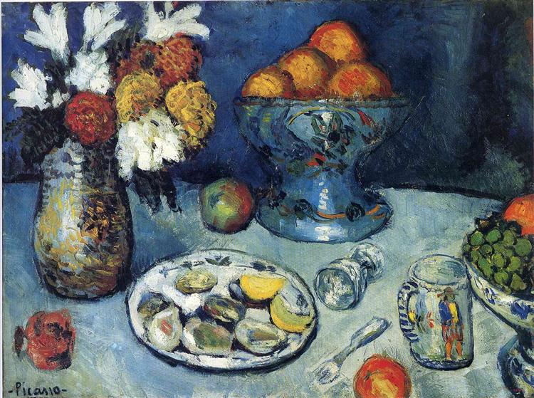 Pablo Picasso Classical Oil Painting Still Life The Dessert